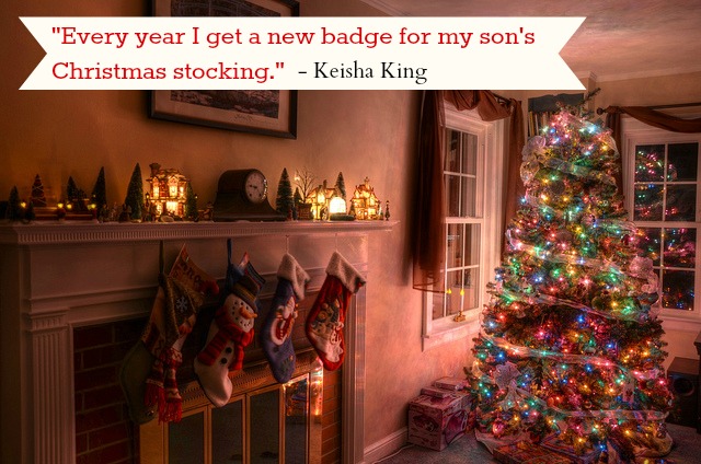 badge stocking keisha blog