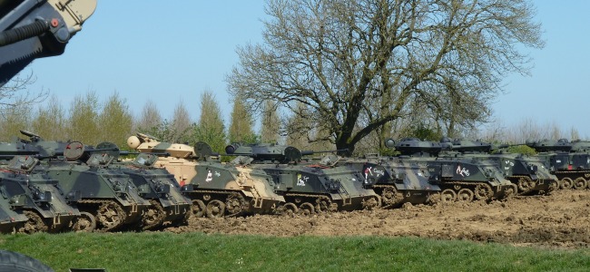 Lined up tanks 650 x 300