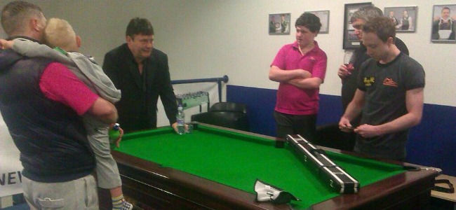Pool chat with Jimmy White