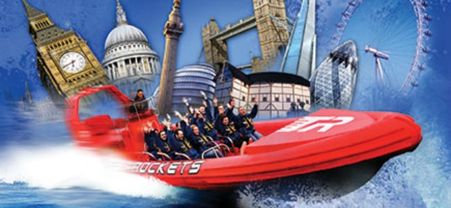 Power boating down the Thames on a rib is the perfect mother's day gift for an adventutours mum.