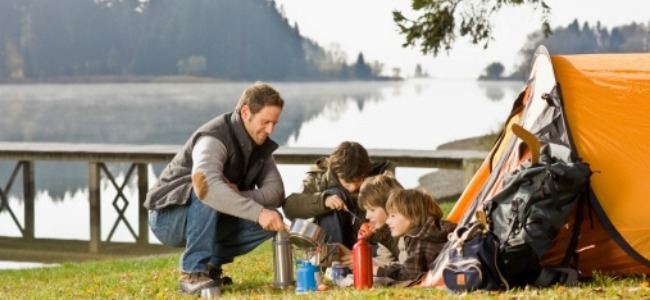 Camping is a really great family activity to keep the kids entertained