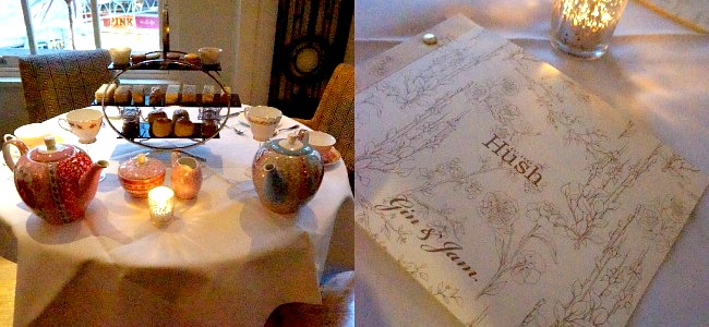 Elegantly presented tables were classic teatime treats