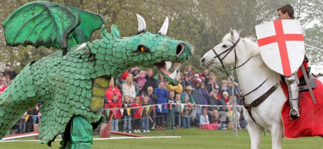 Head to Wrest Park to see St.George battling it out with the dragon.