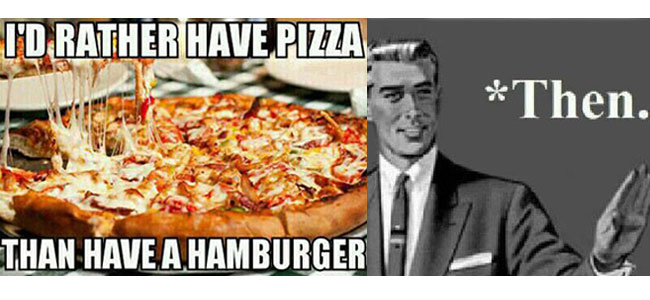 I'd rather have pizza - what is your favourite fast food?