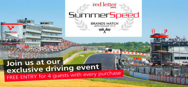 Red Letter Days' SummerSpeed at Brands Hatch