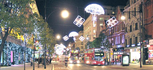 London at Christmas - long to reign over us
