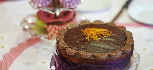 Brooke's chocolate orange and cointreau cake for the Red Letter Day Bake Off