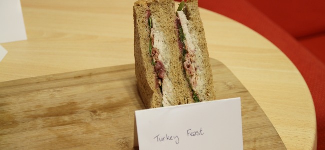 Turkey Feast Sandwich - Christmas sandwich taste test