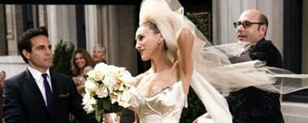 Actors Sarah Jessica Parker on her long awaited wedding to Mr Big in the SATC film.