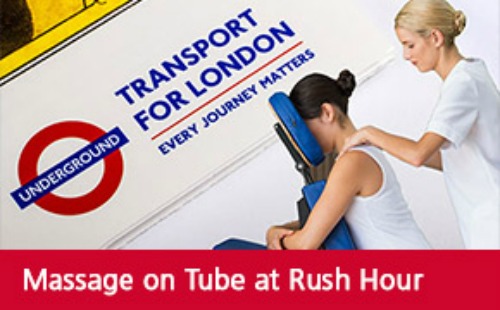 New experiences - Massage on the Tube at Rush Hour